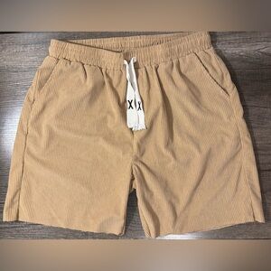 CORDUROY SHORTS- Men’s M, 6in inseam, TAN